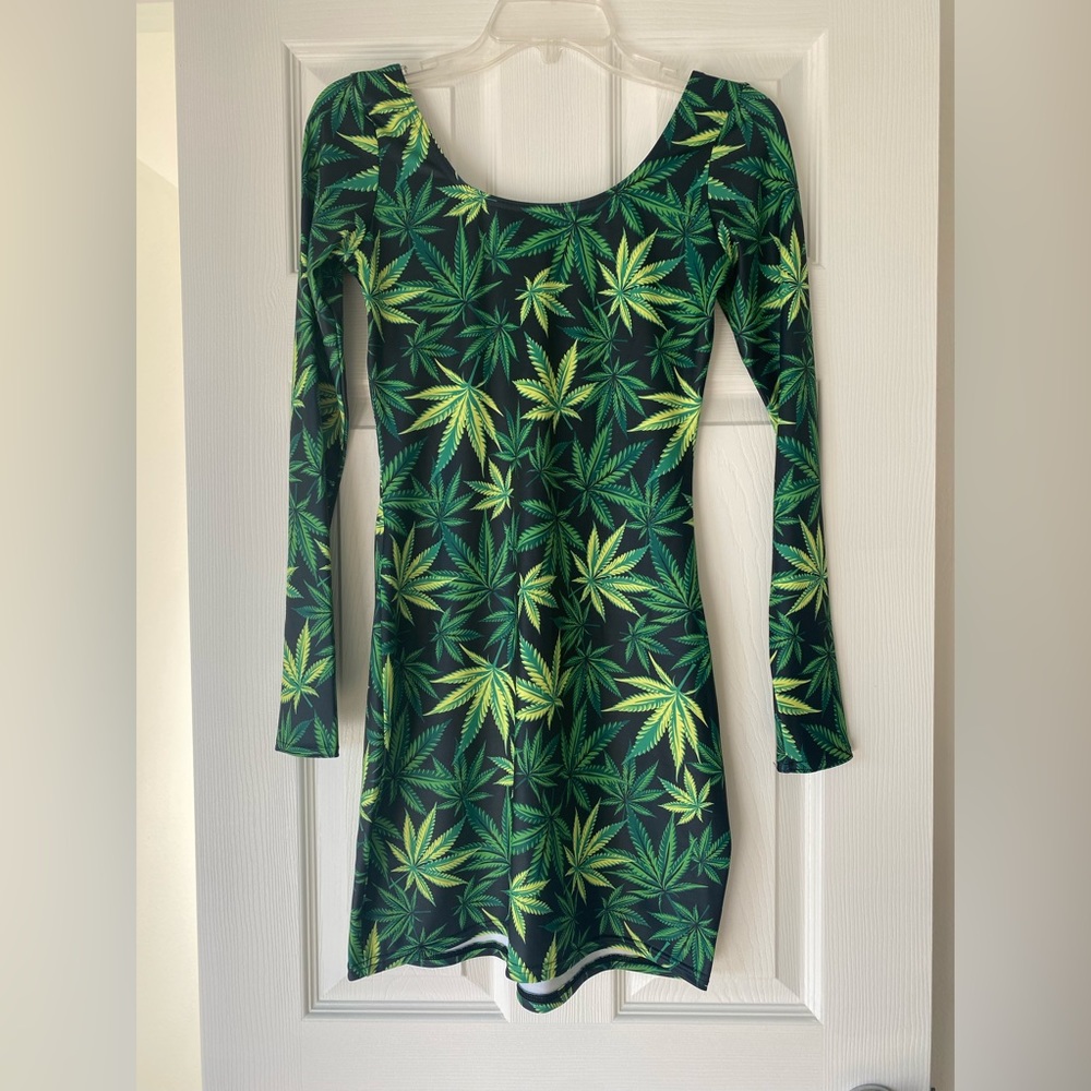 BlackMilk Whoa Dude Long Sleeve Dress